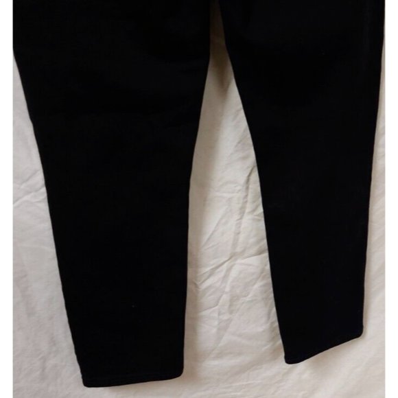 Signature Levis Strauss Womens Teens 8 Black High Rise Skinny Ankle Jeans 29x27 - Picture 6 of 10